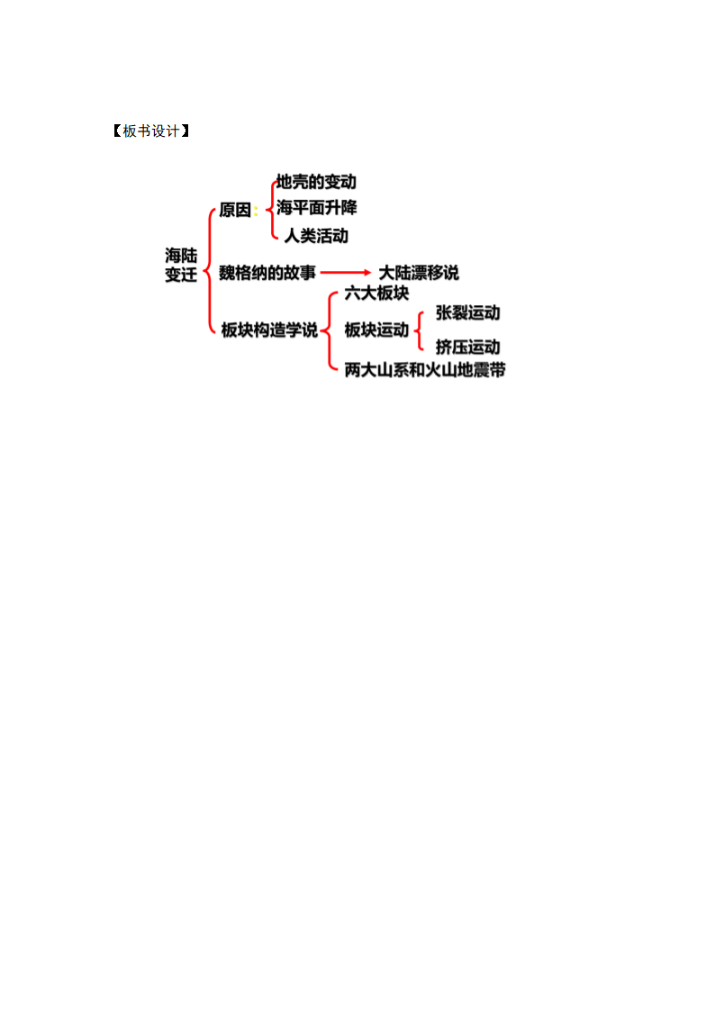 人教版地理七年级上册2.2海陆的变迁 教学设计.doc第4页