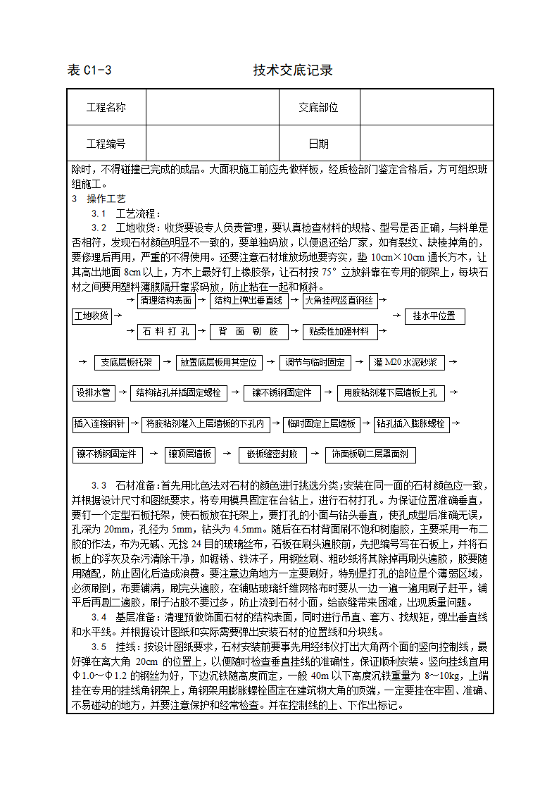 公共建筑大理石及花岗石干挂施工工艺.doc第2页