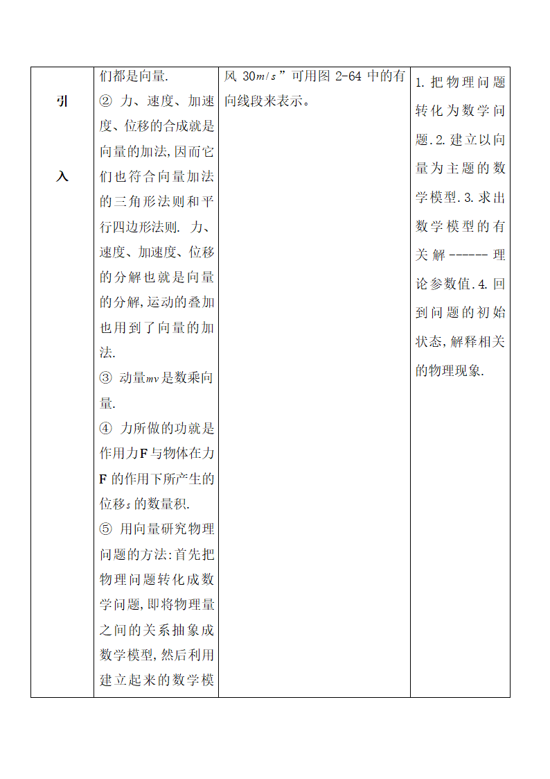 《向量在物理中的应用》参考教案.doc.doc第3页