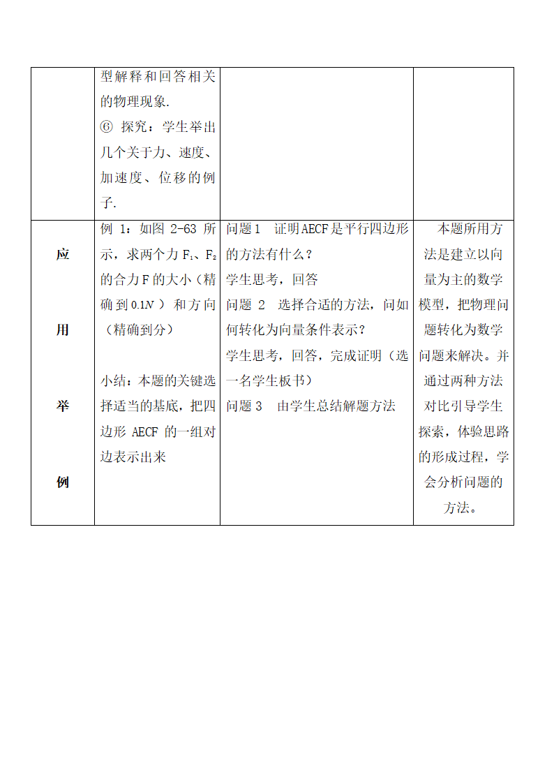 《向量在物理中的应用》参考教案.doc.doc第4页