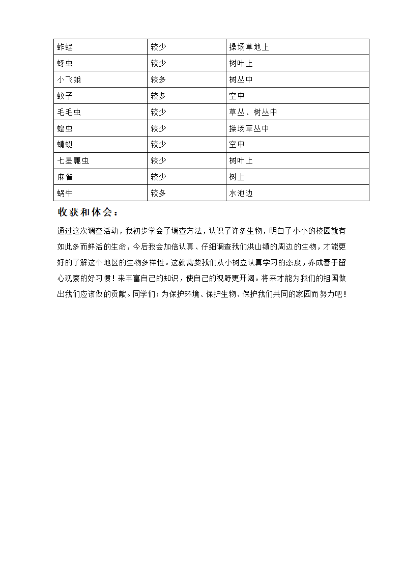 校园生物种类调查报告.doc第3页