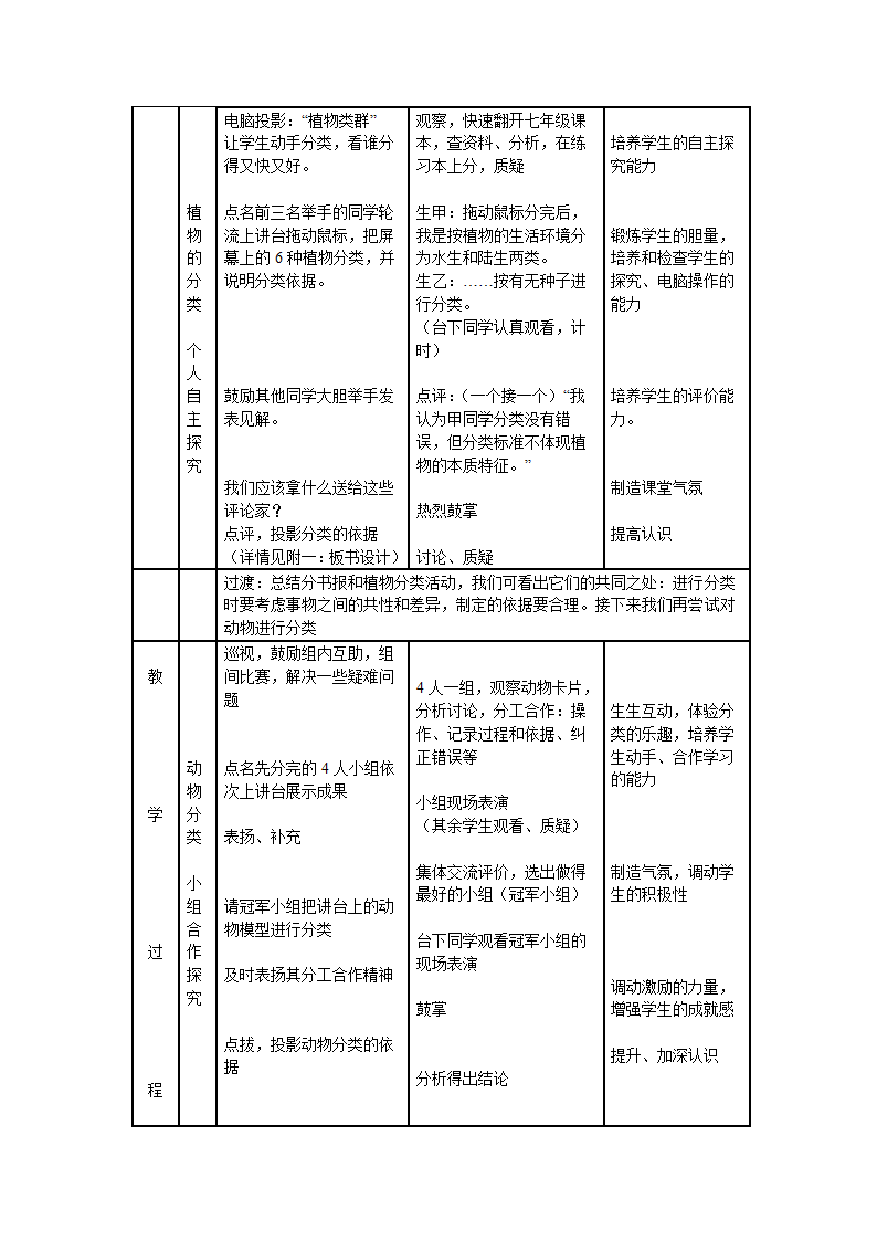 苏教版八上生物 14.4生物的分类 教案.doc第2页