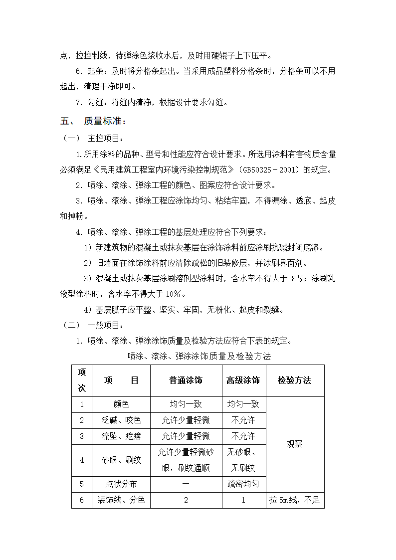 建筑喷涂 滚涂 弹涂工艺标准.doc第6页