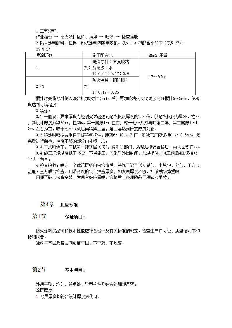 钢结构防火涂料涂装技术和施工工艺标准.doc第2页