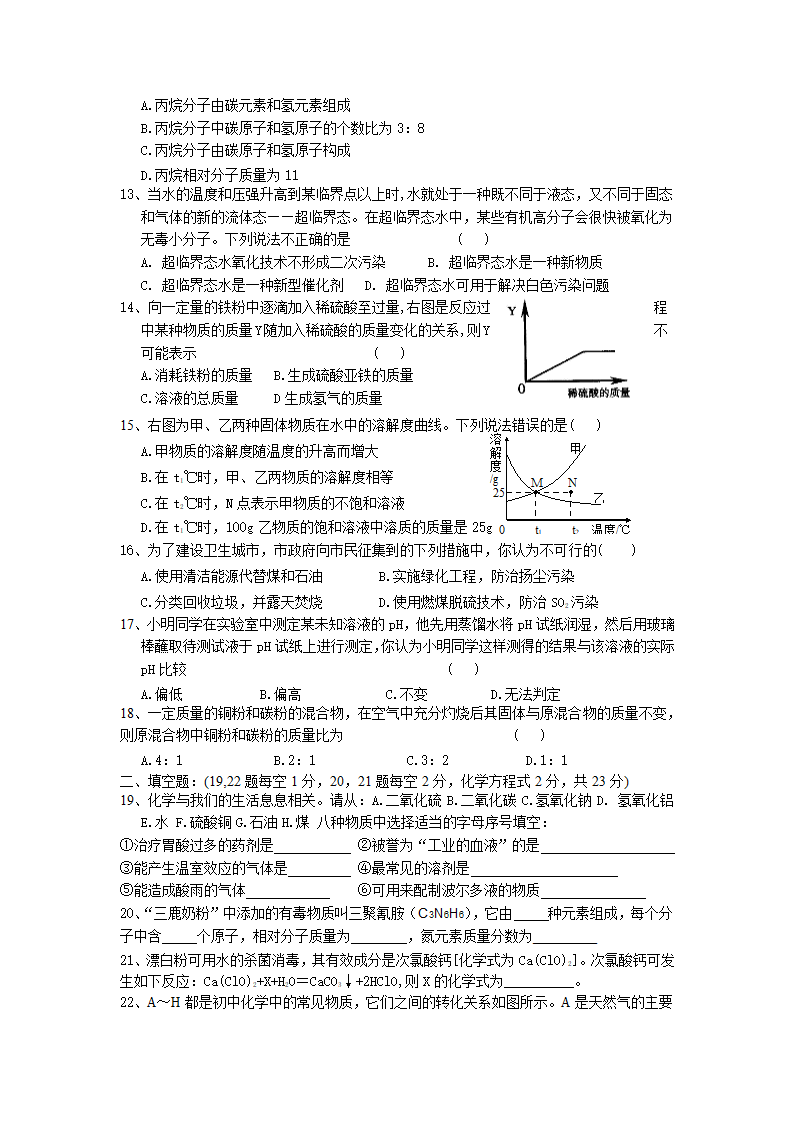 初三化学中考模拟试题5.doc第2页