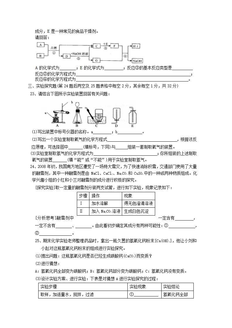 初三化学中考模拟试题5.doc第3页