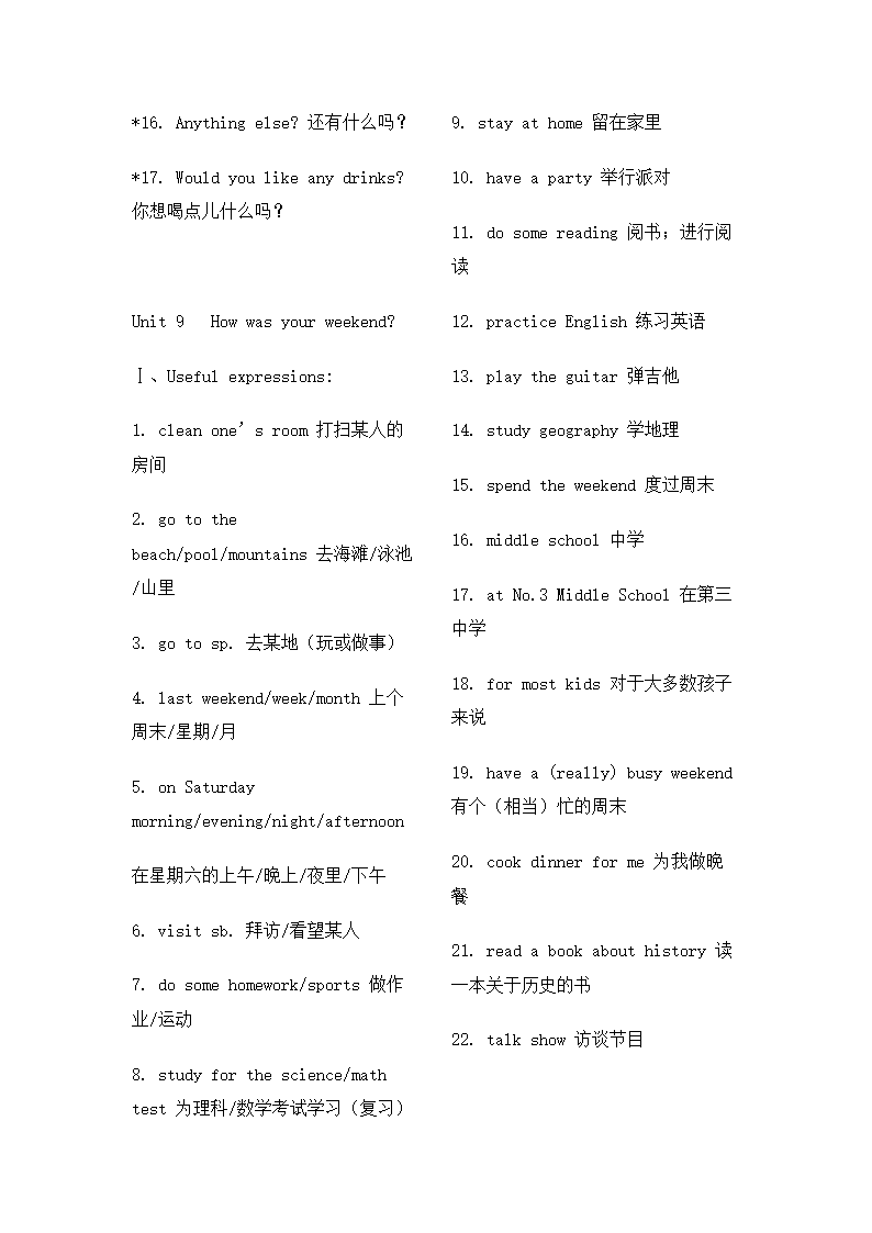 七年级英语下册重点句型短语.docx第14页