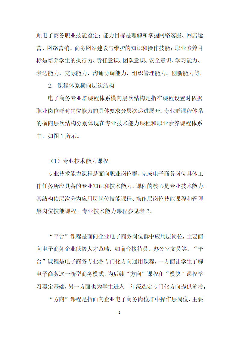 以岗位需求为导向的中职电子商务专业群建设初探.docx第5页