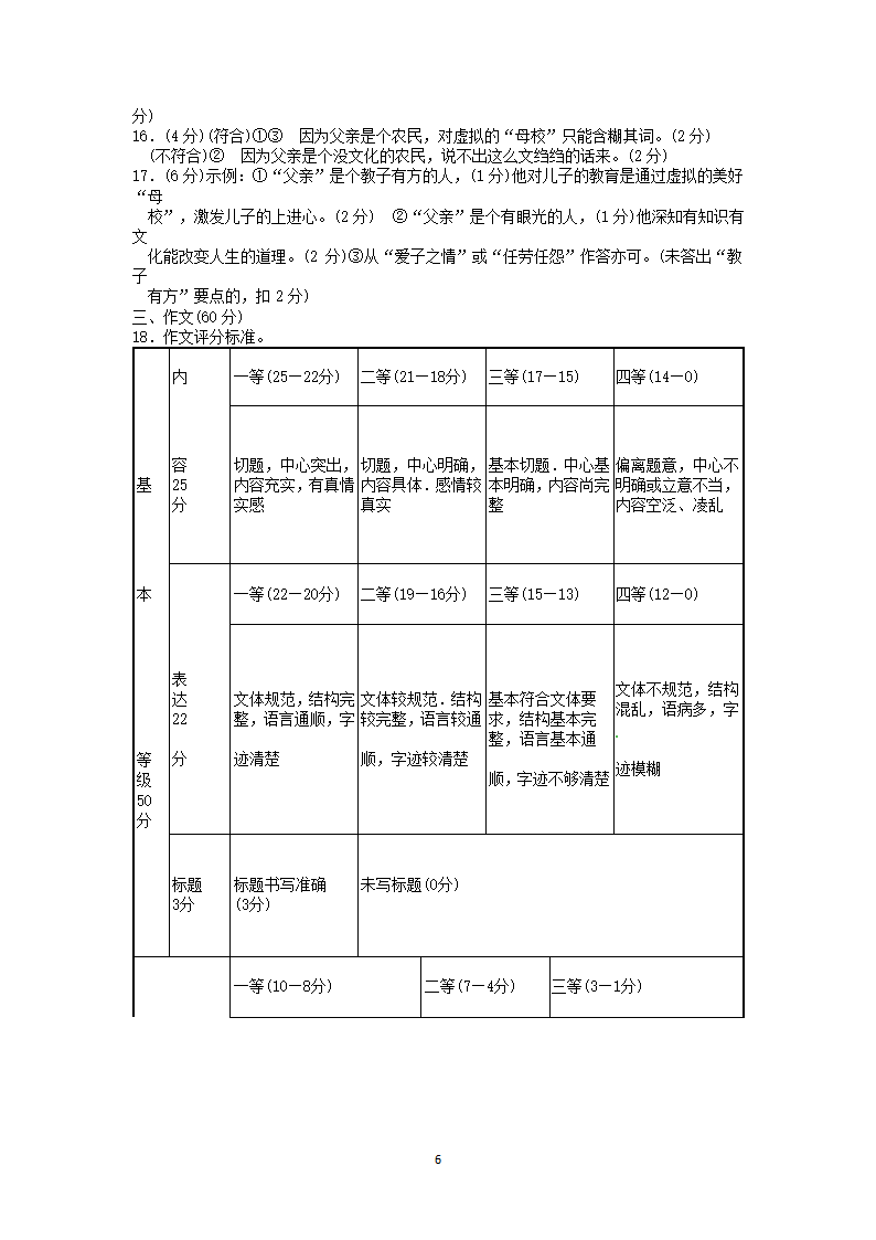 福建省泉州市2012年中考语文试题.doc第6页