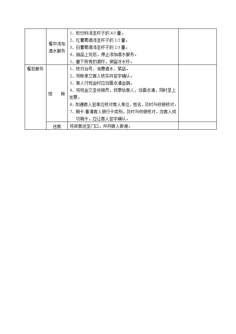 餐饮部西餐服务工作流程.docx第4页