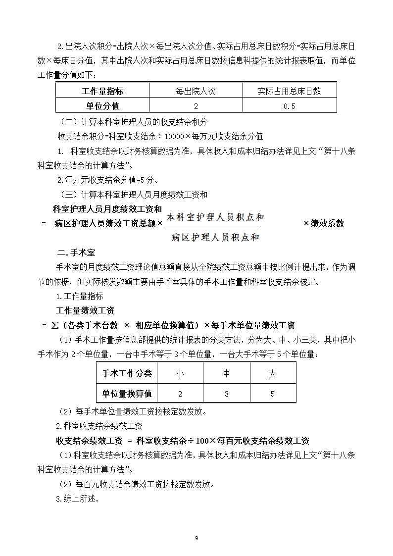 医院绩效工资管理实施方案.docx第10页