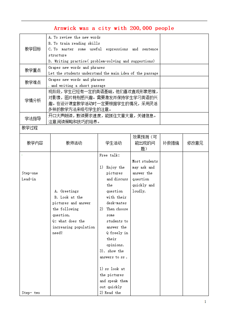 20152016八年级英语上册 Module 9 Unit …….doc