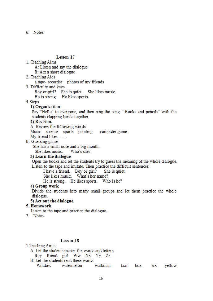 PEP四年级英语上学期全册教案.doc第16页