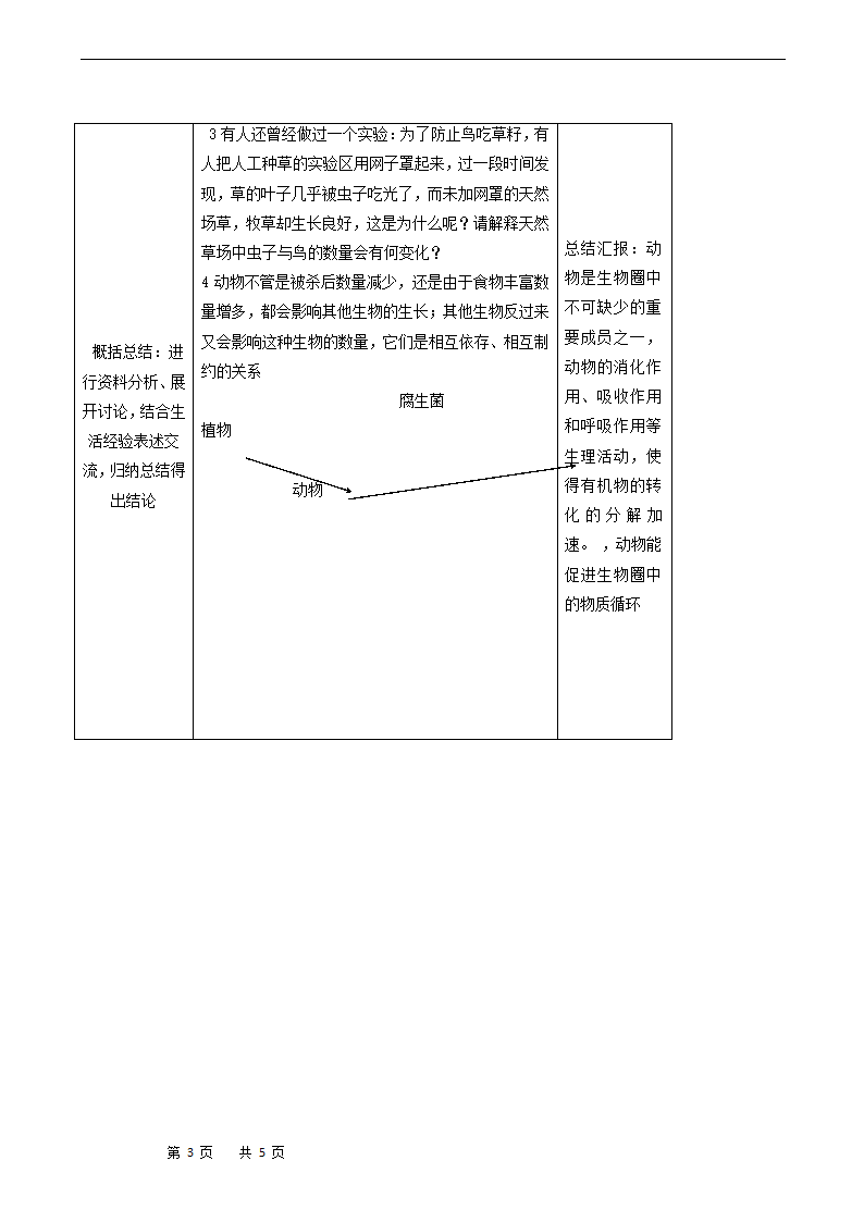 5.3动物在生物圈中的作用教案.doc第3页