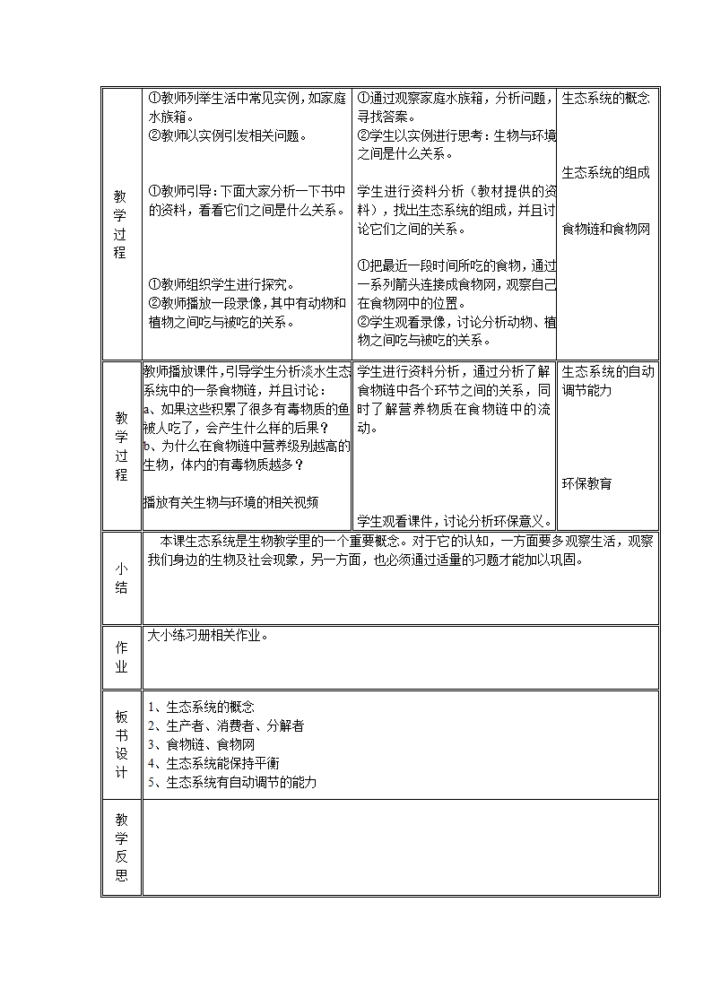 生物与环境组成生态系统教案.doc第1页