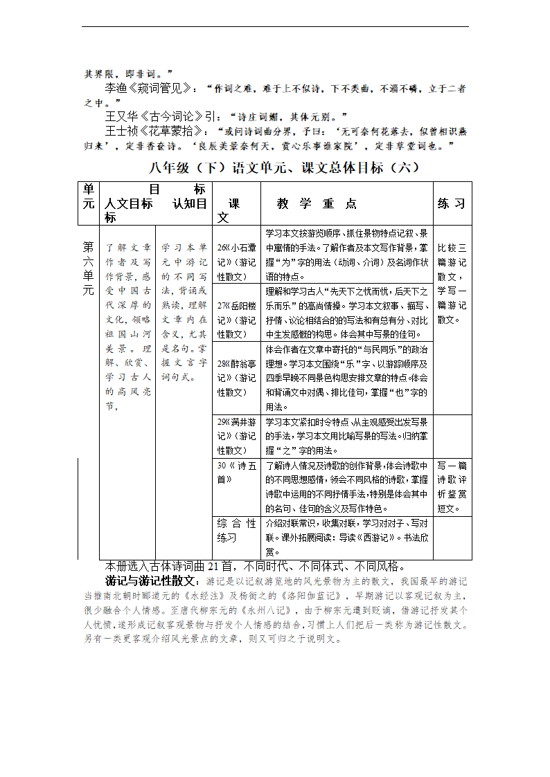 新课标人教版语文八年级下册教材分析 教案.doc第5页