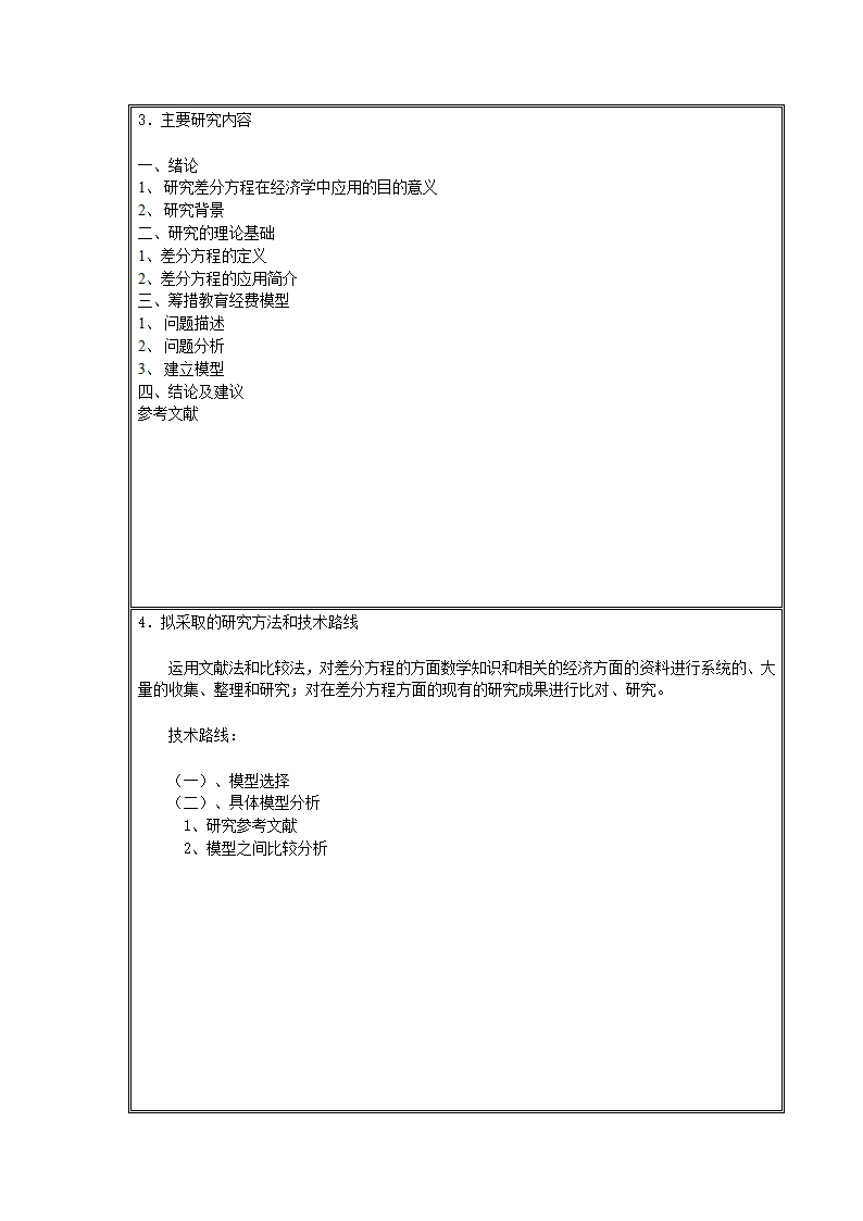 西安财经学院应数开题报告第4页