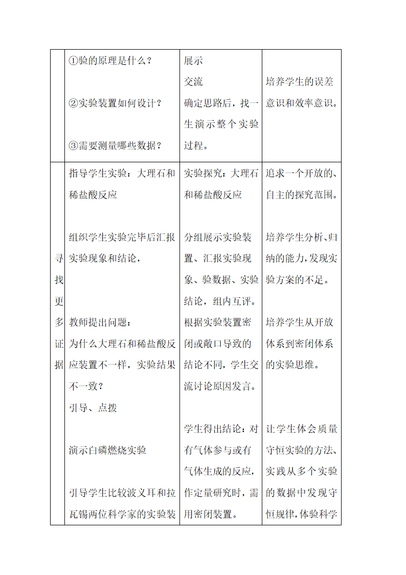 5.1 化学反应中的质量守恒 教案.doc第7页