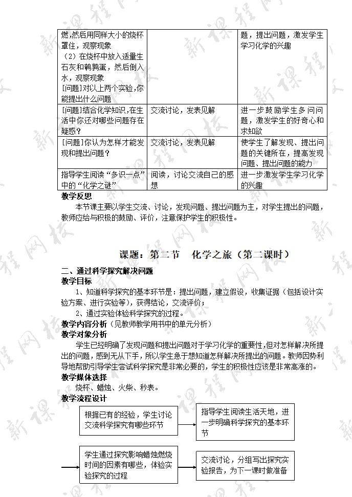 第二节 化学之旅教案[上学期].doc第2页