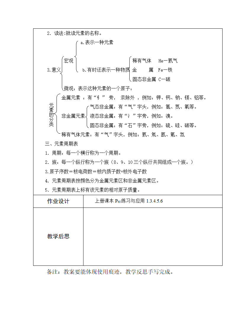 人教版化学九年级上册 3.3 元素 教学设计.doc第11页