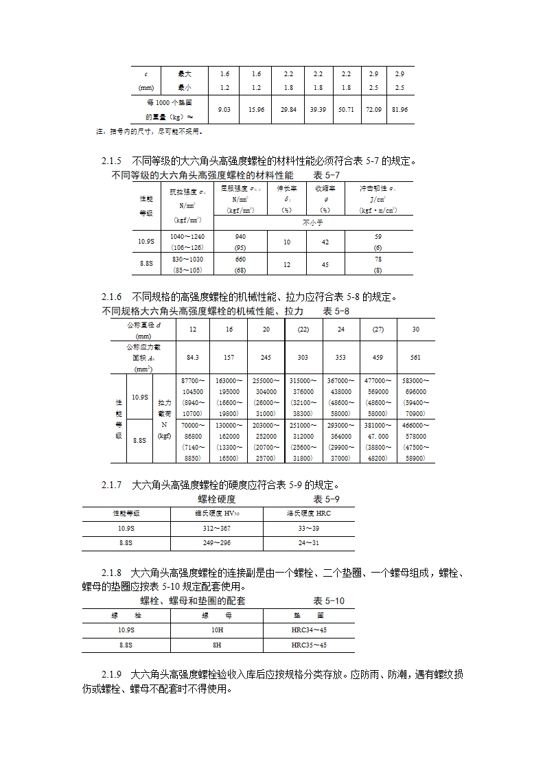 大六角高强度螺栓连接工艺标准施工方案.doc第3页