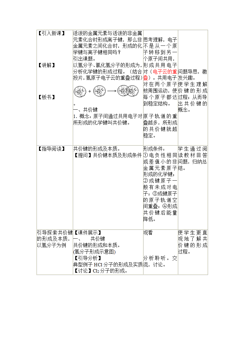 高二化学选修3物质结构 共价键模型.doc第2页