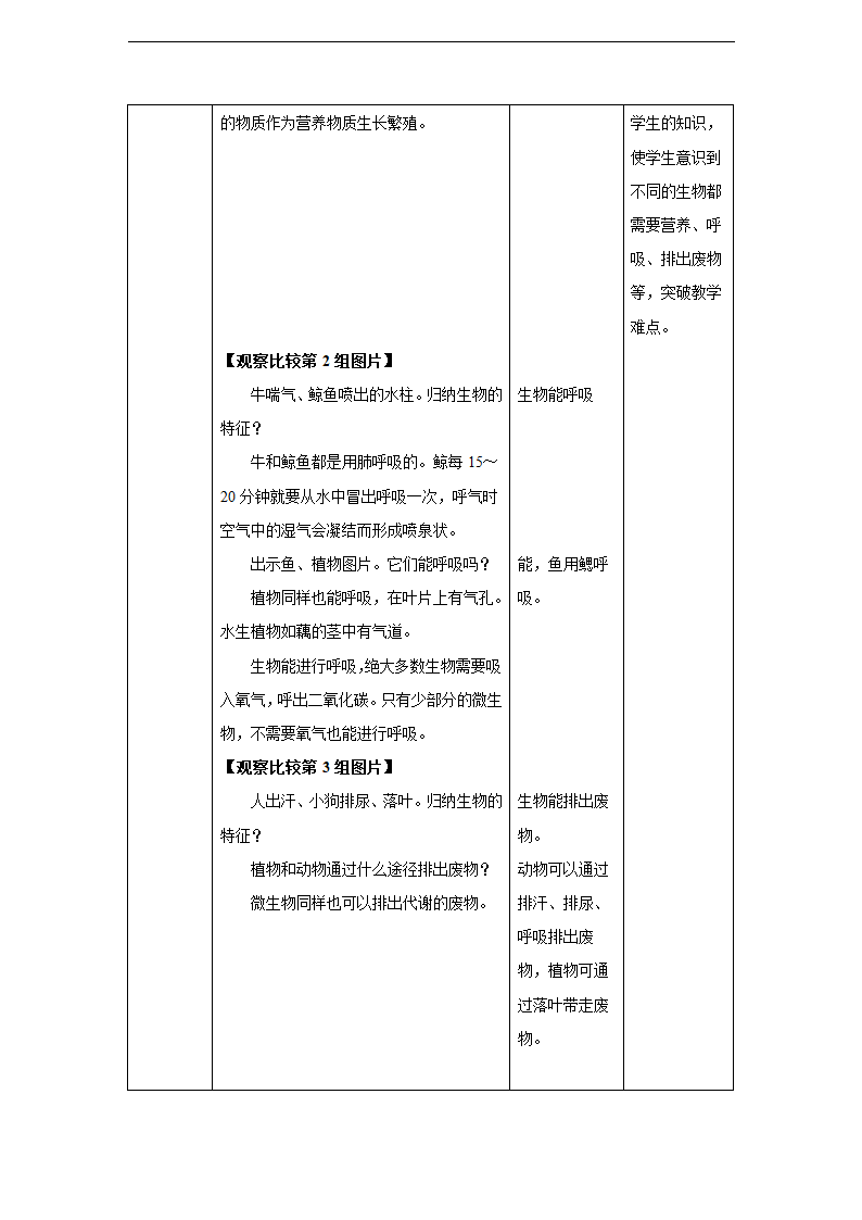 第一章第一节 生物的特征同步教案.doc第6页