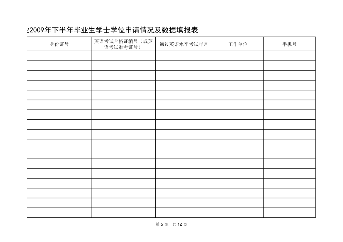 浙江警察学院公安大自考学位申请须知第5页