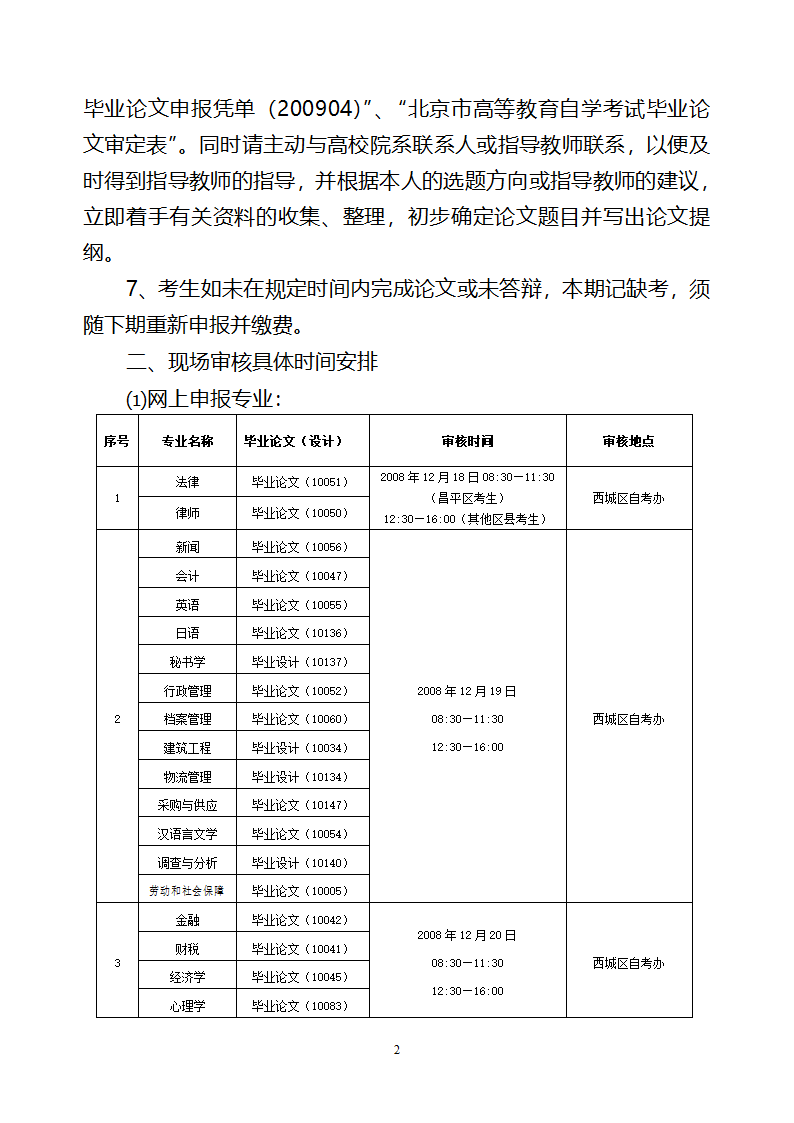 2009年上半年北京市高等教育自学考试第2页