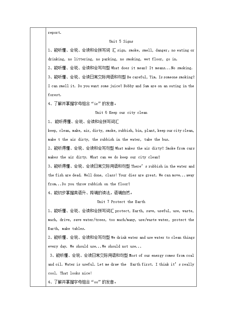 牛津译林版小学英语英语六年级上册教学计划.doc第4页