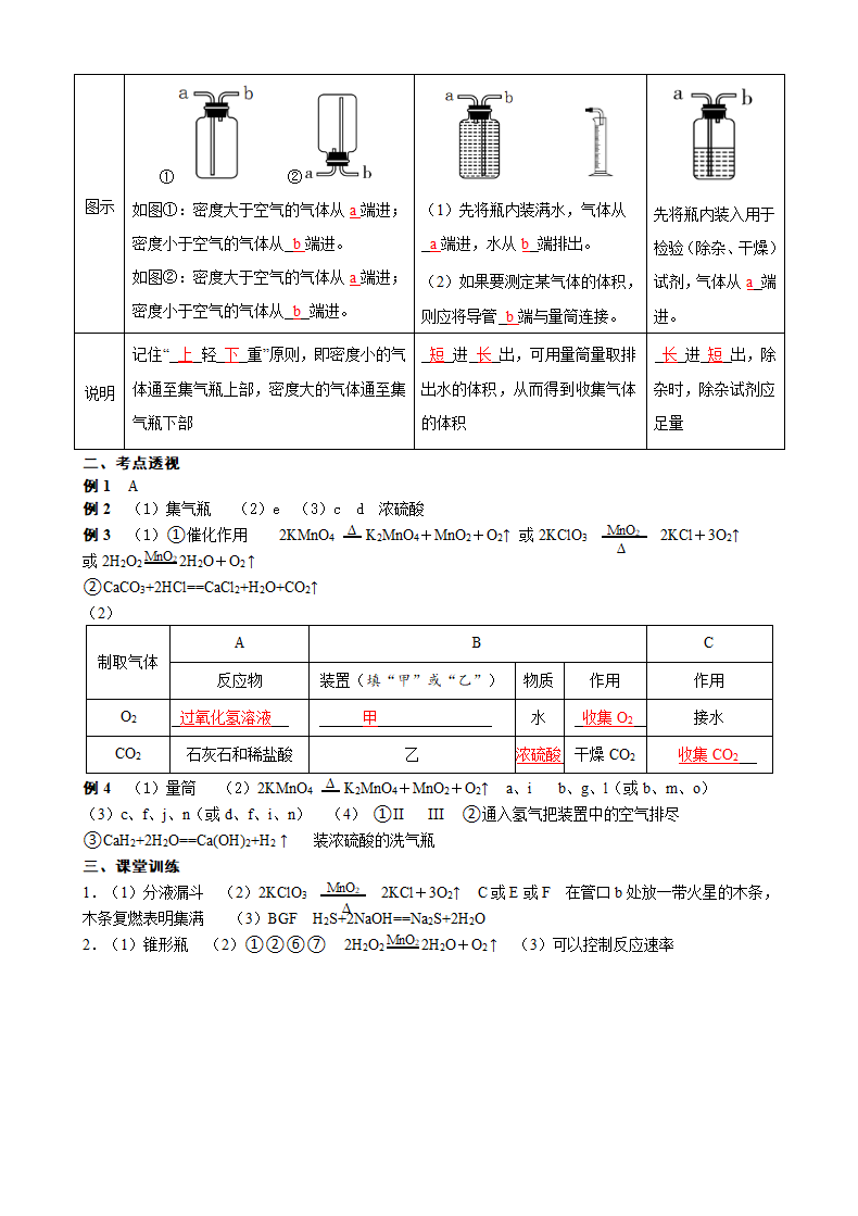 2021年中考化学三轮复习学案   气体净化.doc第6页