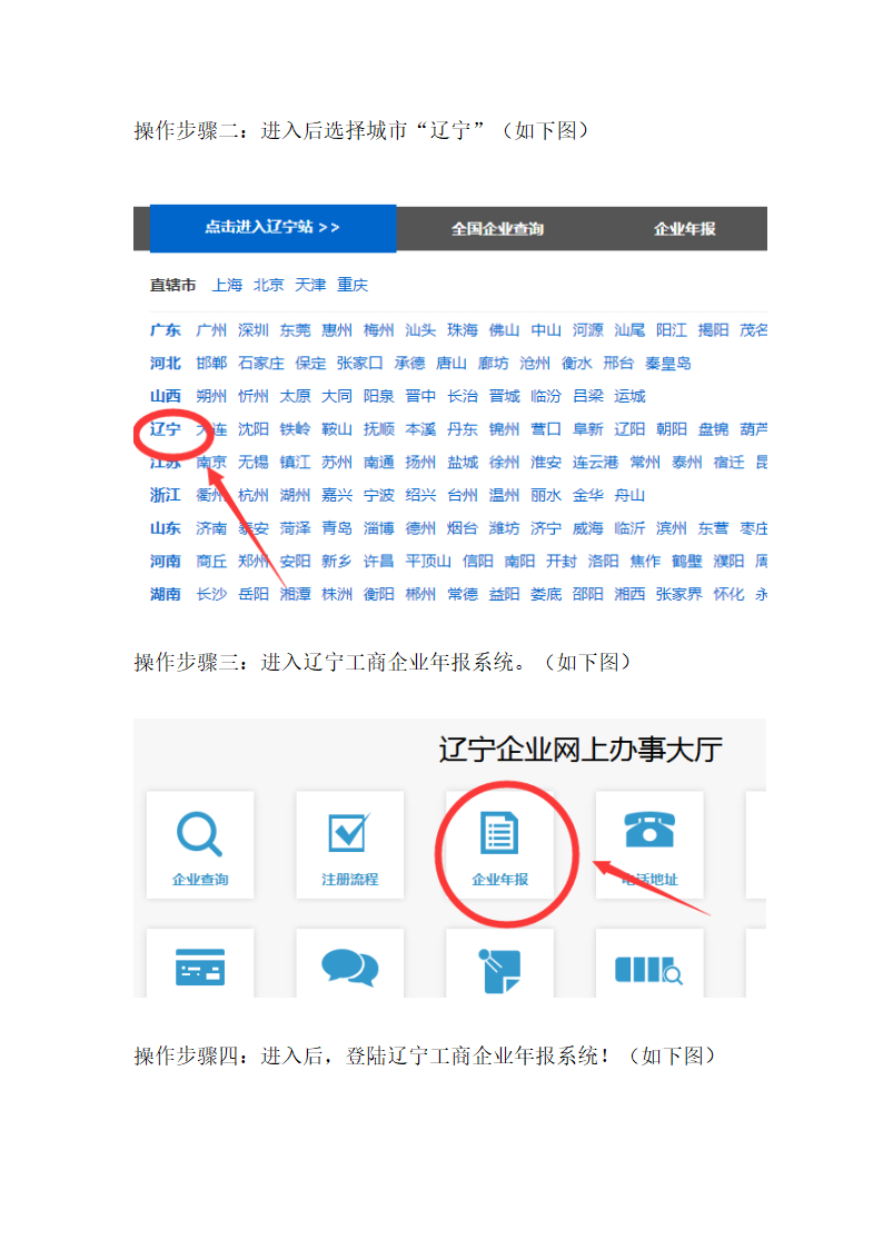 辽宁红盾网工商年检网上申报系统操作流程第2页