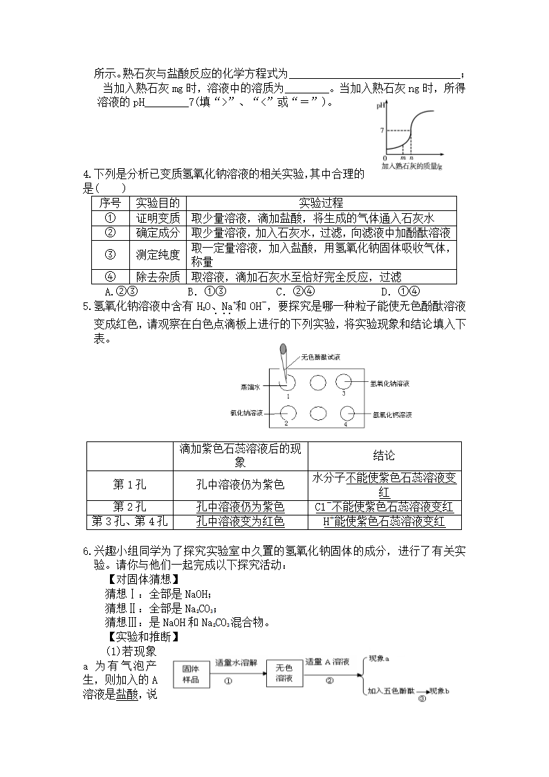 化学总复习专题七：常见的碱学案.doc第3页