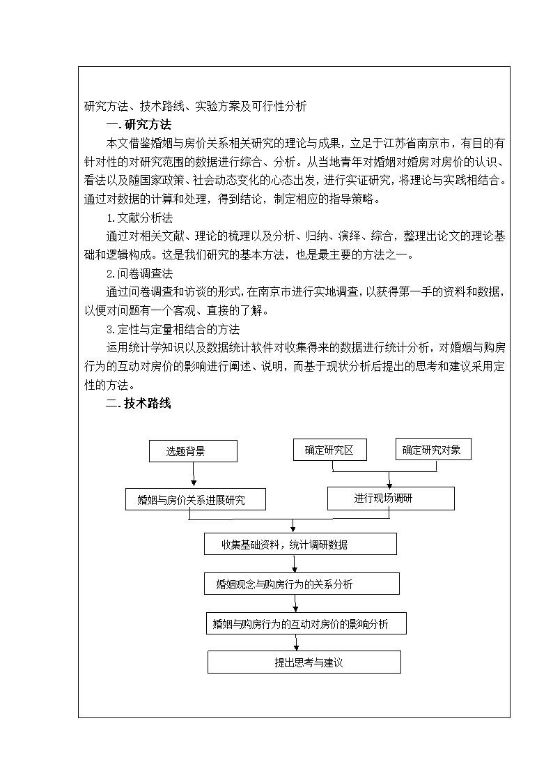 土地资源管理论文开题报告：婚姻与购房行为的互动对房价的影响研究.doc第14页