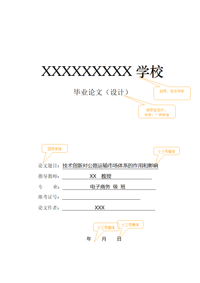 本科毕业论文格式模板.docx