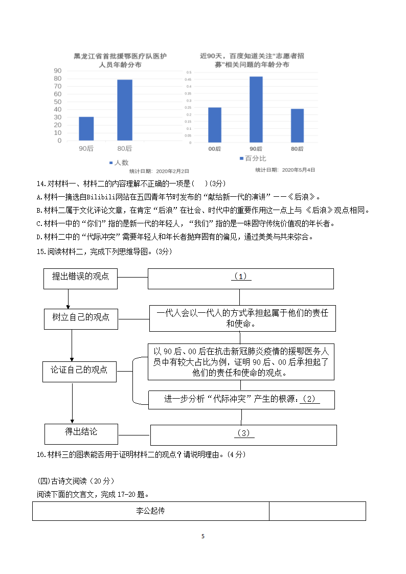 浙江省杭州市2021年中考模拟语文试卷（含答案）.doc第5页