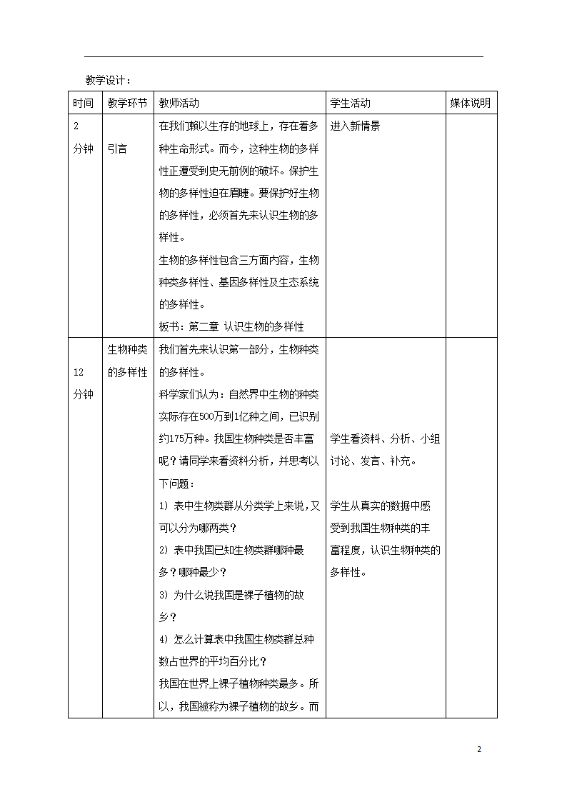 6.2《认识生物的多样性》教案.doc第2页