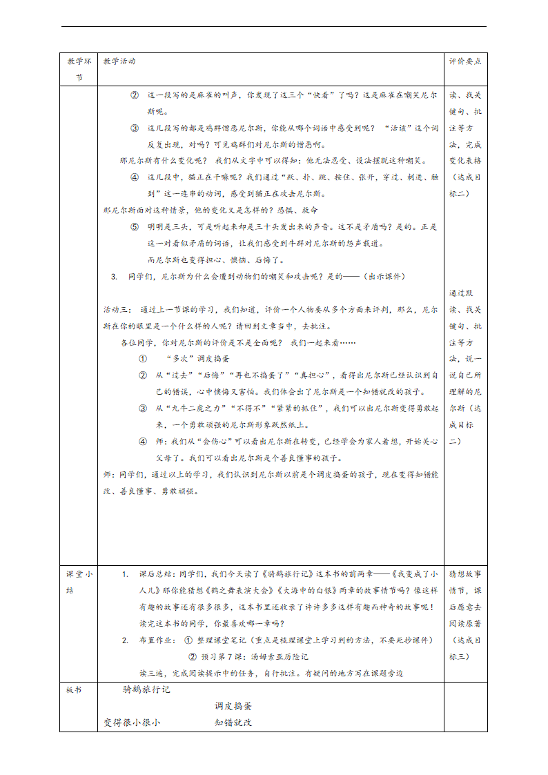 小学语文人教部编版六年级下册《骑鹅旅行记1课时》教材教案.docx第3页