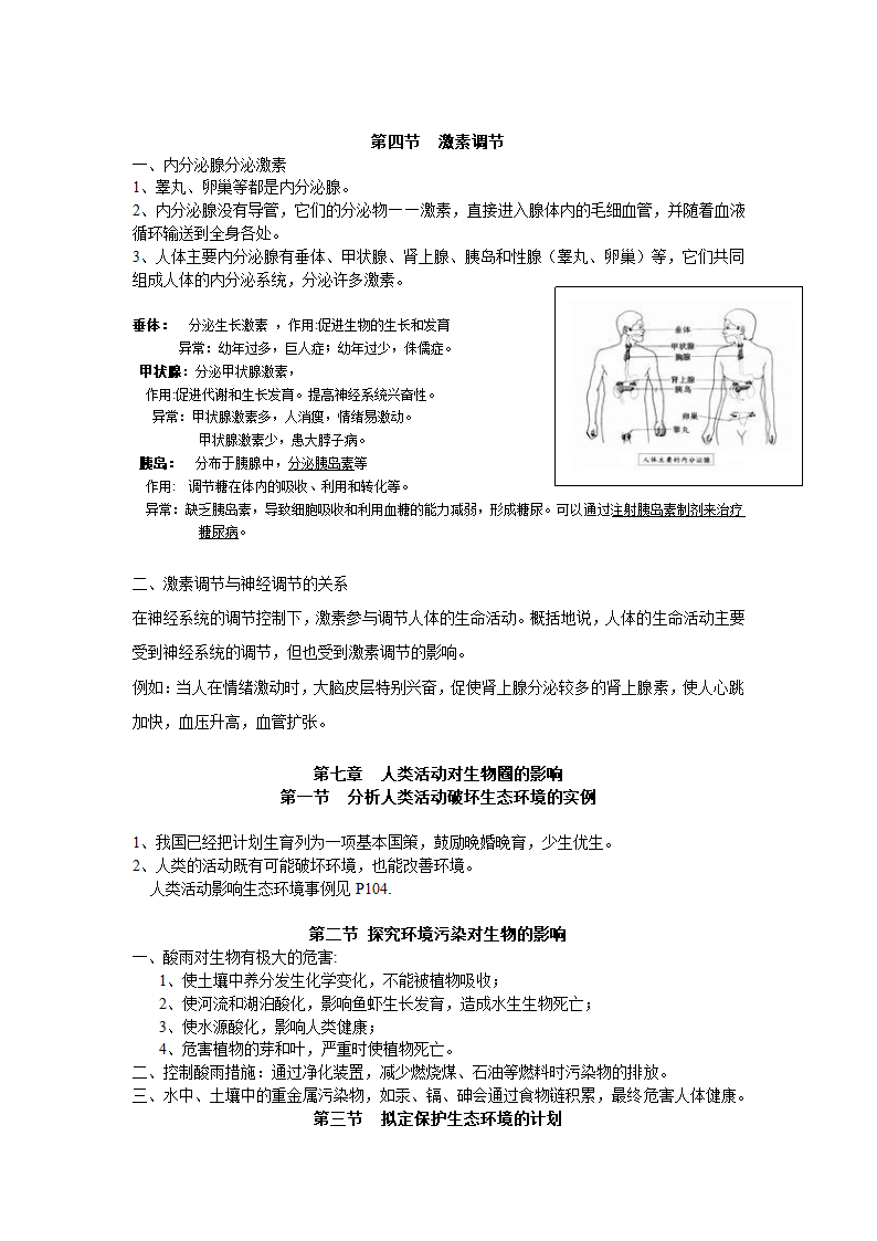 七年级下册生物复习提纲整理版.doc第13页