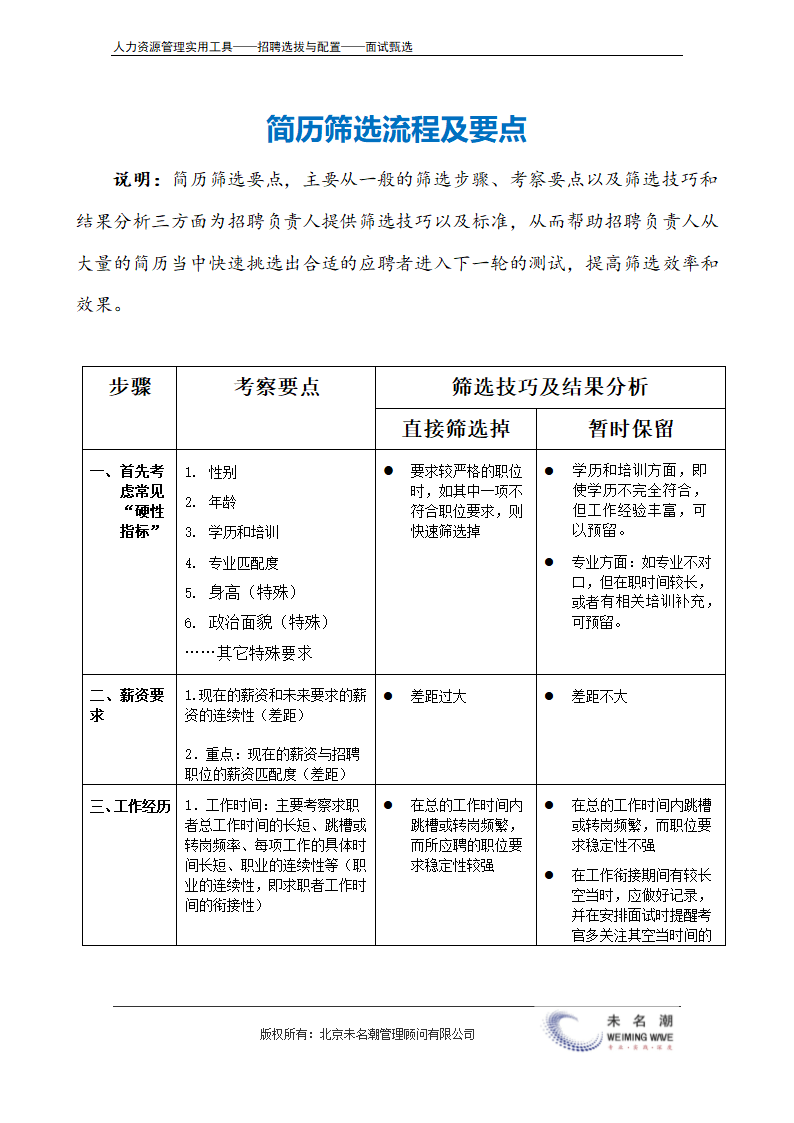 简历筛选流程及要点.doc第2页