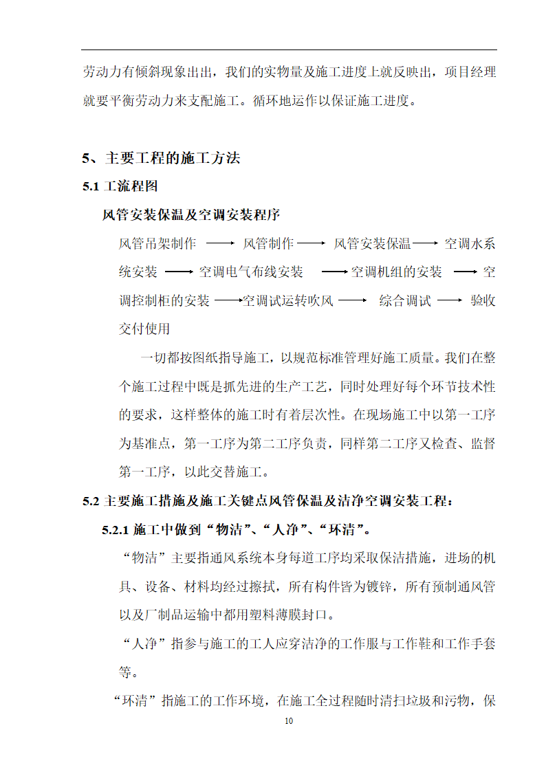 工艺安装工程之通风空调施工组织设计方案.doc第10页