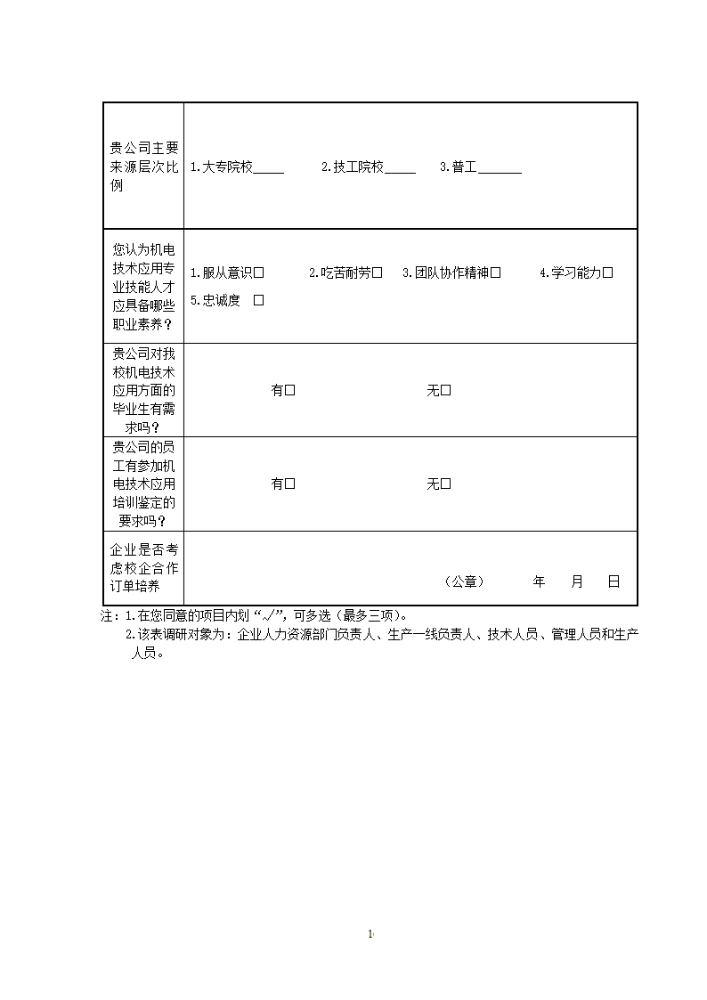 机电技术应用专业岗位能力分析.doc第18页