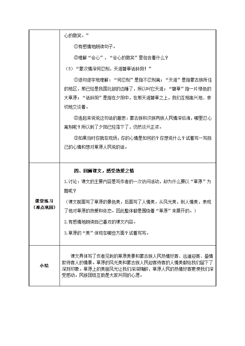 语文部编版6年级上第1课 草原4.docx第3页