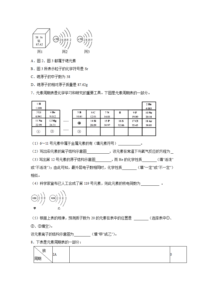 《初步认识化学元素》同步练习2.doc第2页