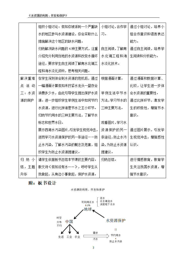 1.7《水资源的利用、开发和保护》教案.doc第3页