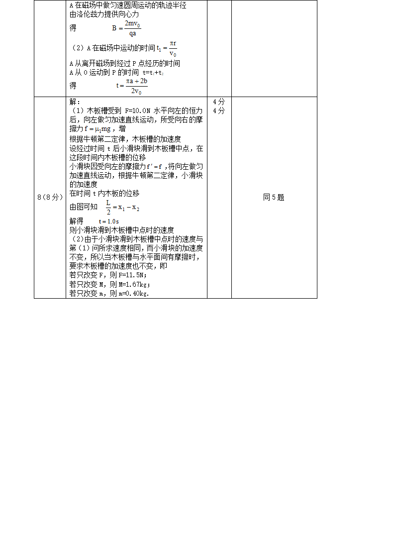 高中会考物理试卷第5页