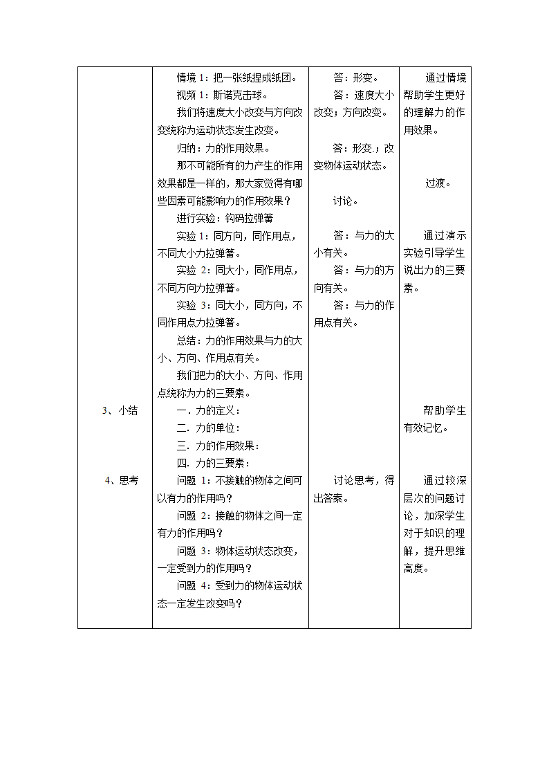 沪教版（上海）物理八年级上册-3.3 力 教案.doc第4页