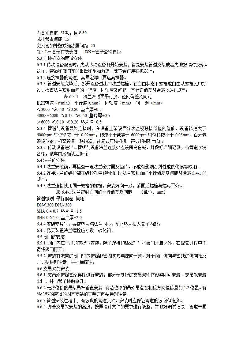 上海金山石化股份有限公司工艺管道工程施工组织设计.doc第6页