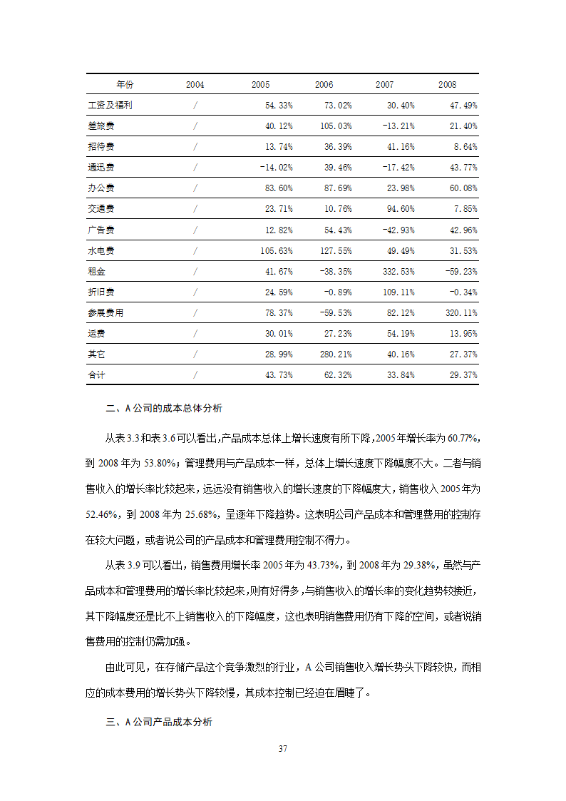 会计学论文 A公司成本控制研究.doc第37页