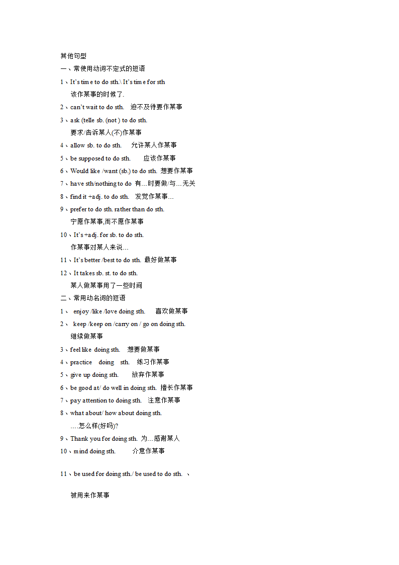 2014高考英语一轮复习-应背应记重点句型.doc第22页